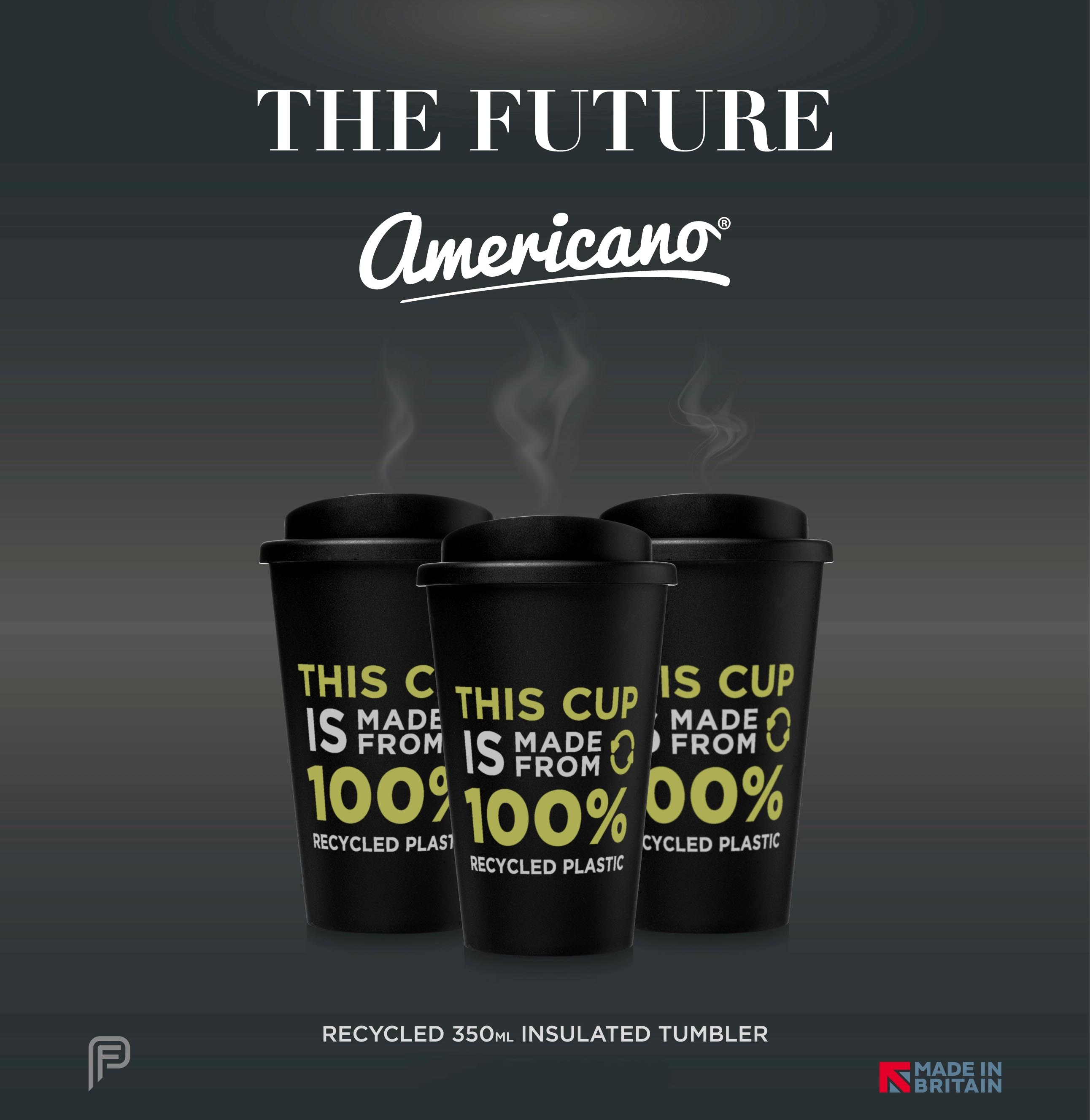 16592: Americano Recycled 350ml Insulated Tumbler