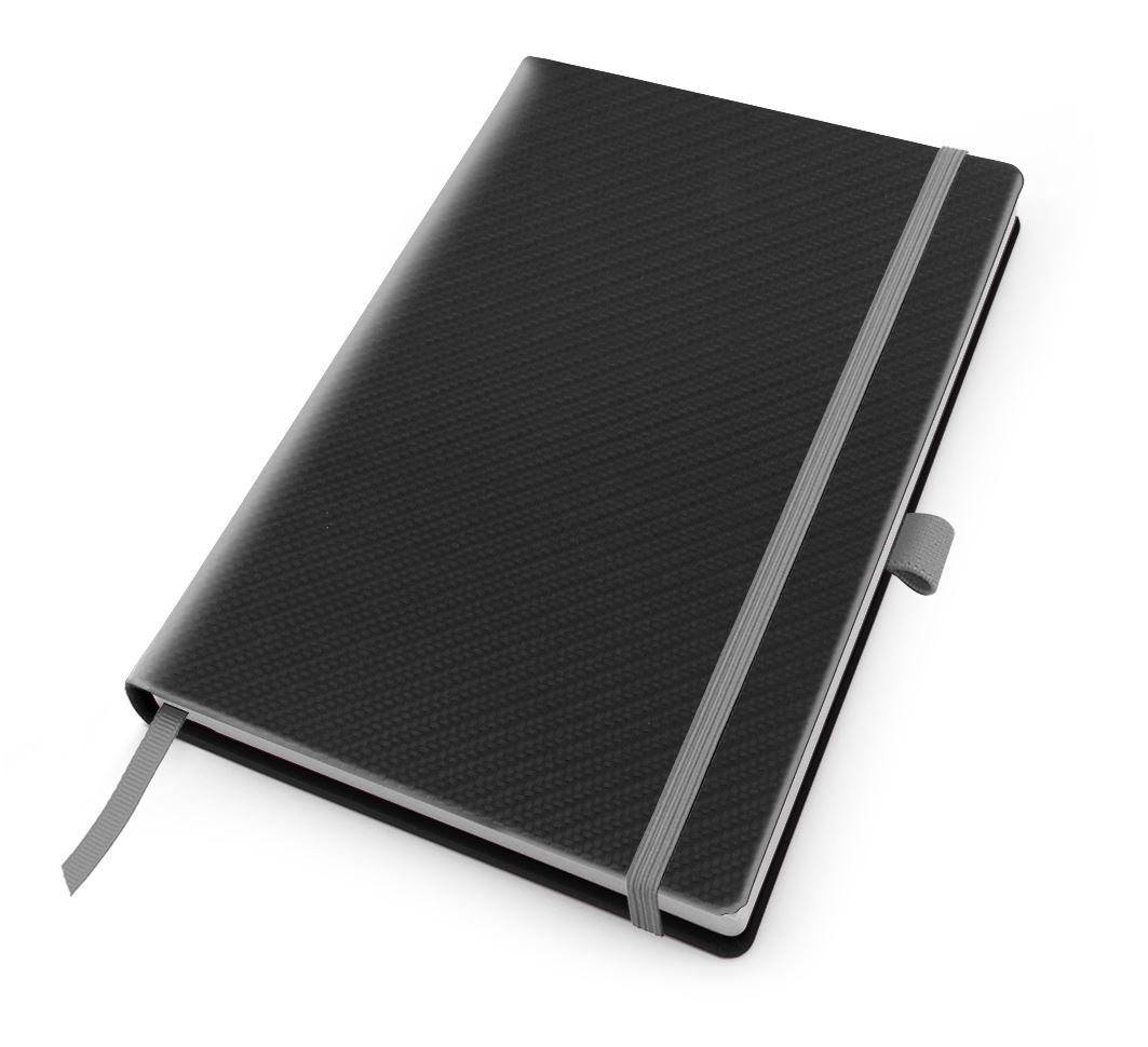 16676: A5 Notebook Carbon Fibre